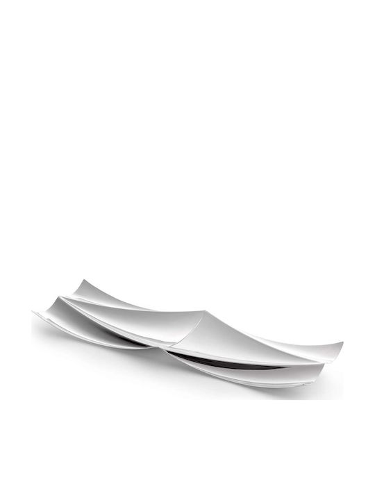 Philippi Elbharmonie Inox Ορντεβιέρα Μονής Θέσης Ασημί Π14xΜ23xΥ3cm 2τμχ