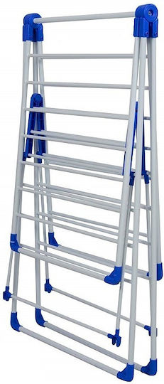 Πτυσσόμενη Απλώστρα Δαπέδου Μεταλλική 135x60cm