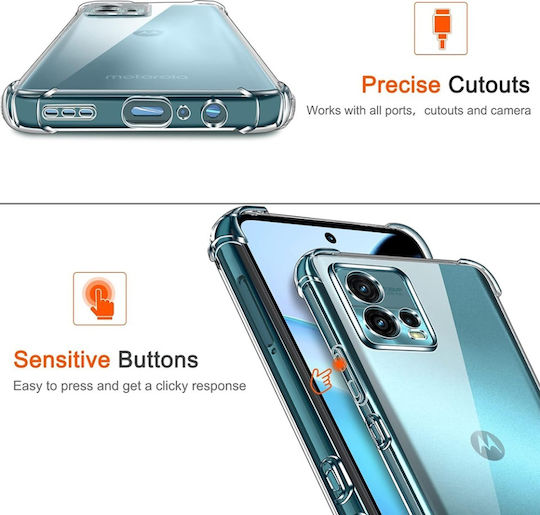 Back Cover Σιλικόνης Διάφανο (Moto G72)