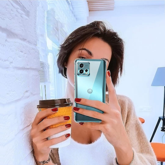 Back Cover Σιλικόνης Διάφανο (Moto G72)