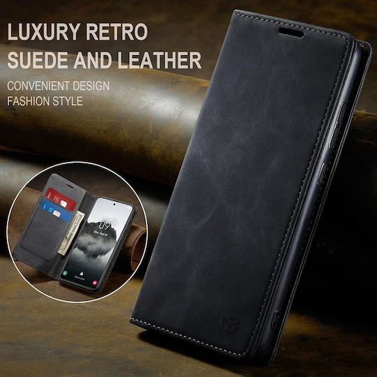 Wallet Piele artificială / Piele Negru (Nothing Phone 2a / 2a Plus)