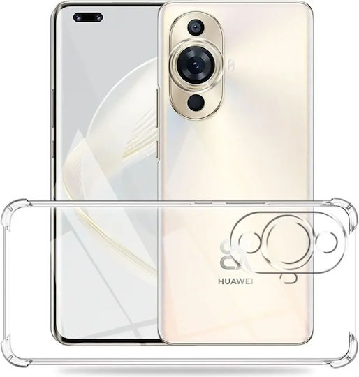 Задна корица Силикон Прозрачен (Huawei Nova 11, Huawei Nova 12S)