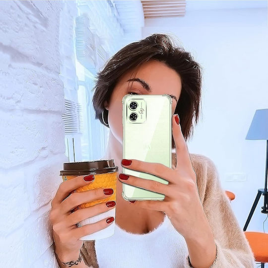 Back Cover Silicon Transparent (Moto G55)
