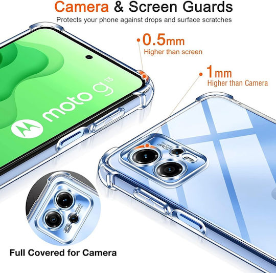 Back Cover Silicon Transparent (Motorola Moto G05, Motorola Moto E15)