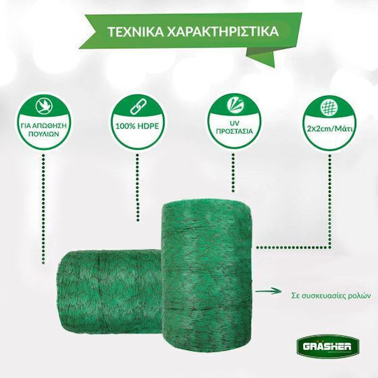 Grasher Bird Repellent Net 4m