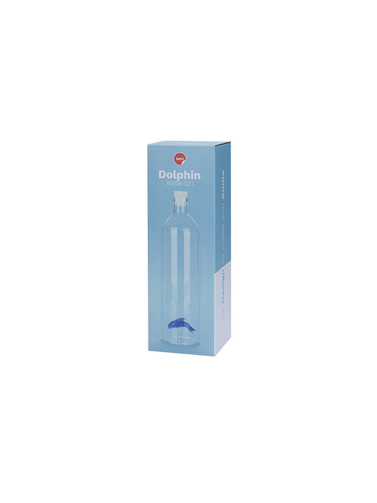 Balvi Bottle Water Glass with Screw Cap White 1200ml