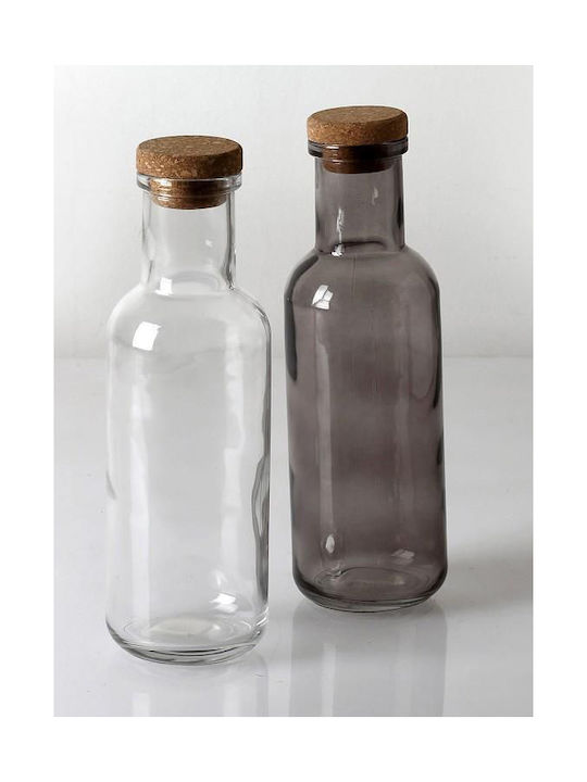 Espiel Μπουκάλι Νερού Γυάλινο με Φελλό Διάφανο 1000ml