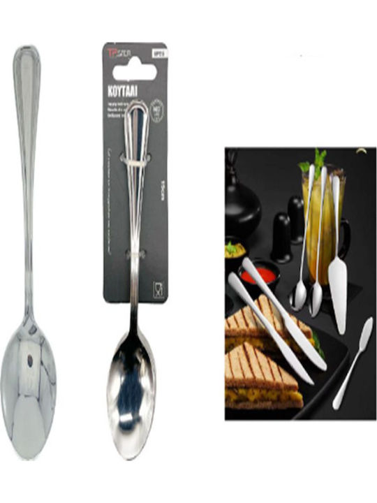 Tpster Dessert / Eiscreme Rostfreier Stahl Silber 15cm 33053 6 Stück Tpster Dessert / Eiscreme Rostfreier Stahl Silber 15cm 33053 6 Stück