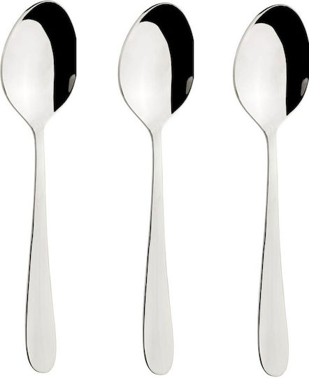 Max Home Jasmine 6009 Dinner Stainless Steel Silver Spoons JD60090S32 3 Pieces
