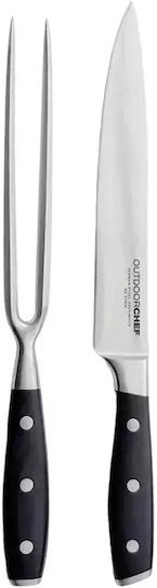 Outdoorchef Inox Serving Utensil Set Black 2pcs