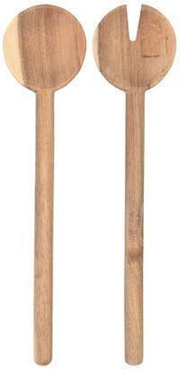 Estia Wooden Serving Utensil Set Beige Allure 2pcs