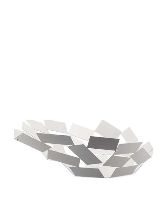 Alessi Φρουτιέρα Μεταλλική Λευκή 41.6x37.5x15εκ.