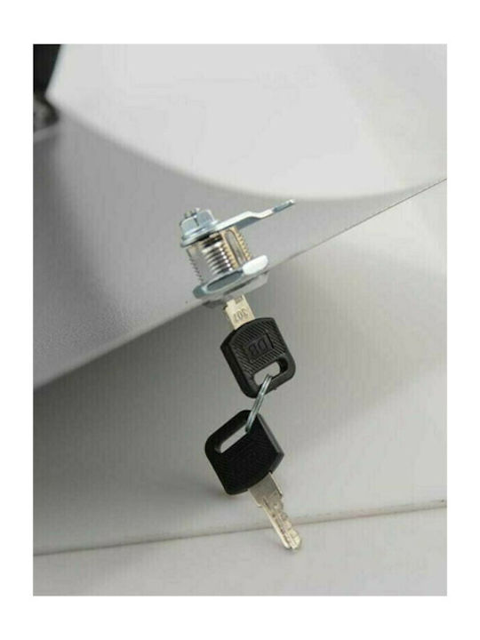 Bormann BMB1000 Mailbox Metallic Nickel Matt 30x22x7cm