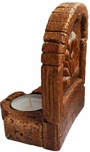 Saint Nektarios Icon – Ceramic Icon Stand Candle Holder 11cm