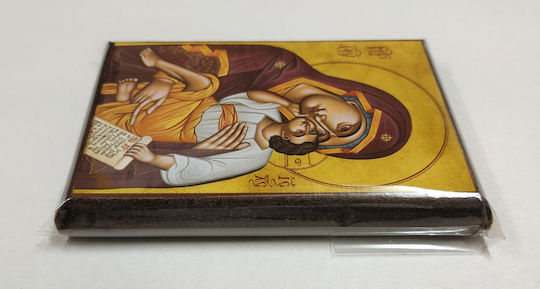Virgin Mary Christ Glykophilousa "Icon Frame Category Paper Krn No 00 Dimension 6.5cm X 9.5cm" Icon Wood MDF S&k Byzantine Icons