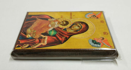 Heilige Maria Christus Heilt Bild Rahmen Kategorie Papier Krn Nr 00 Abmessung 6,5cm x 9,5cm Bild Holz MDF S&k Byzantinische Heiligenikonen