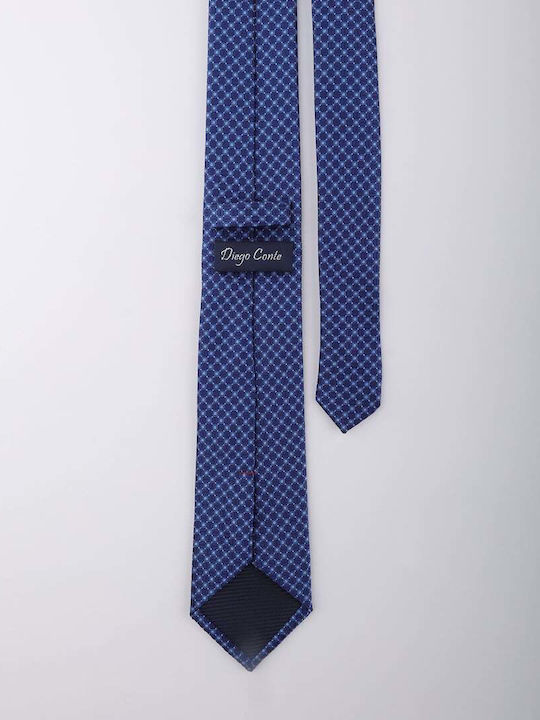 Diego Conte Men's Tie Printed in Blue Color