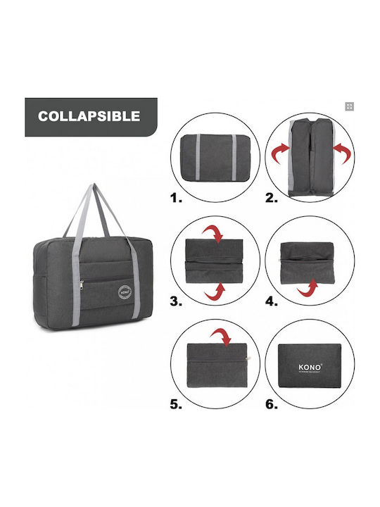 Miss Lulu Waterproof Shoulder / Handheld Bag for Laptop Gray EQ2256D-GY