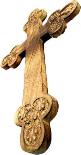 Ξυλογλυπτος Σταυρος 1α 28x17,5 Cm