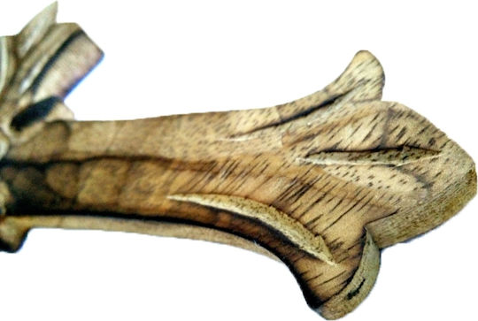 Holzgeschnitzter Kreuz R14 15x10 cm