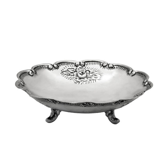 Silver Bowl 11x11x3cm Mpo00330