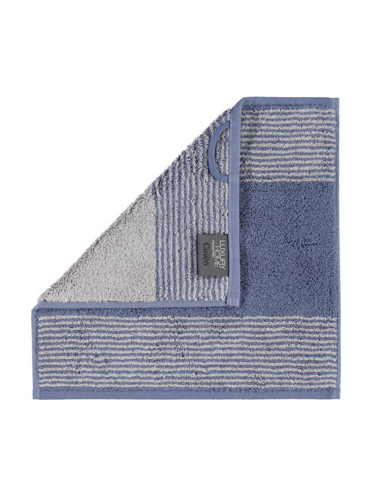 Pânză De Față 50x100 Cawo 590 Two-Tone Albastru Închis 50x1.00