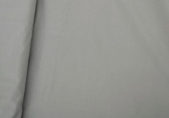 Saray Home Vorhang mit Bleistiftfalten Grau 300x300cm