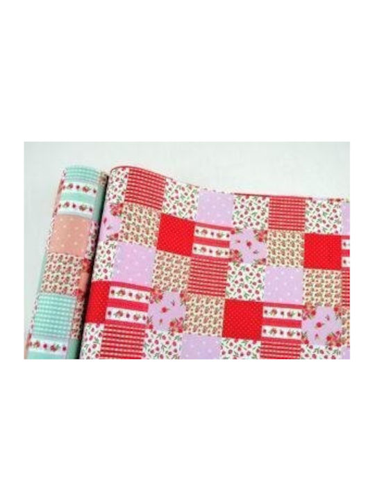 Ύφασμα Μικροφίμπρα Spring Patchwork Βεραμάν 72 Cm X 5 M Ύφασμα Μικροφίμπρα Spring Patchwork Βεραμάν 72 Cm X 5 M
