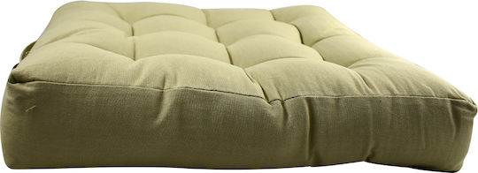 Cushion 45×45x8 Cm Cotton Mattress Polyester Filling Olive Green Cushion 45×45x8 Cm Cotton Mattress Polyester Filling Olive Green