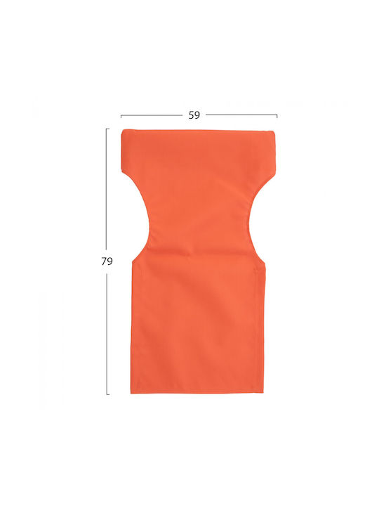 Perforated Replacement Orange Fabric 2x1 610grm Fc001 Professional Director Chair 48x53x79cm