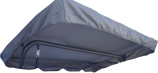 Perne Swing Cushion Trei Locuri Gri Copertină Decorative Waterproof 260gm Țesătură Poliester Spălabil Set 4 Bucăți