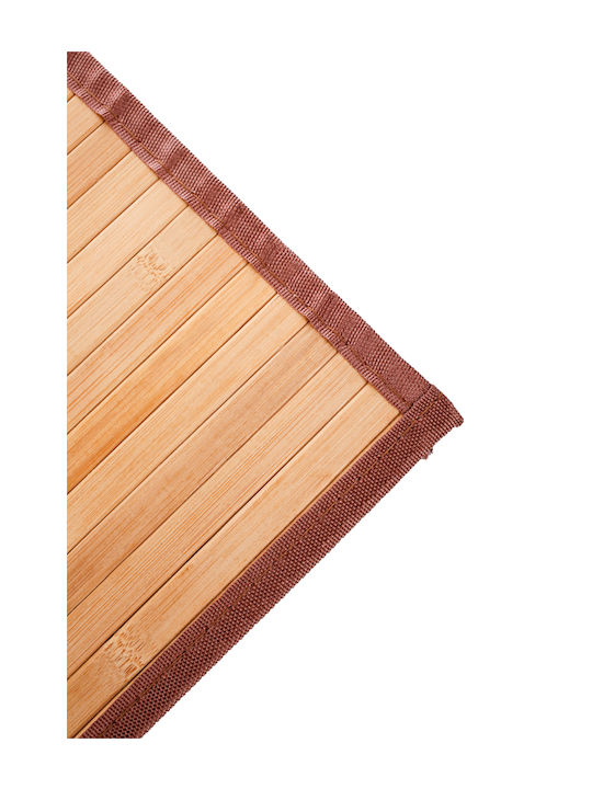 Bamboo Bath Mat 240cm 240x52x0cm Beige Gtr