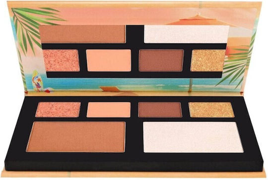 W7 Cosmetics Eyeshadow Eye Shadow Palette in Solid Form Tropical Escape 13.8gr