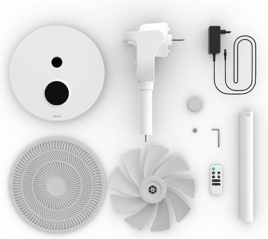 Duux Whisper Flex Ανεμιστήρας Ορθοστάτης 21.5W Λευκός