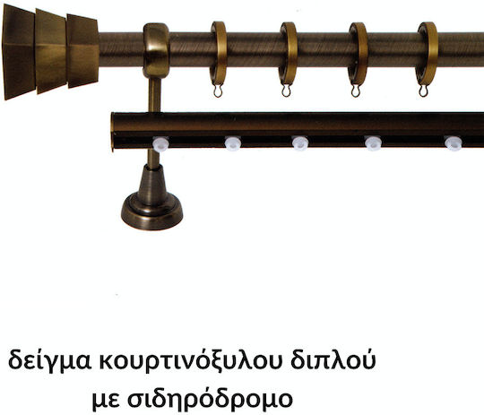 Import Hellas Μεταλλικό Κουρτινόξυλο Σειρά Β No 5 Φ25mm Import Hellas Μεταλλικό Κουρτινόξυλο Σειρά Β No 5 Φ25mm