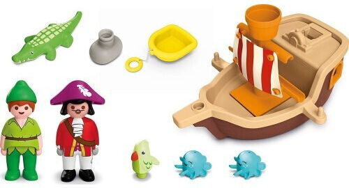 Playmobil Junior Peter Pan and the Pirate Ship of Captain Hook for 1-4 years old