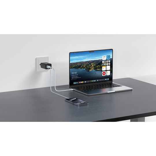 Riversong Φορτιστής Χωρίς Καλώδιο με Θύρα USB-A και Θύρα USB-C Μαύρος (PowerKub G45 Pro)