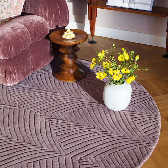 Χαλί Folia Mink 38902 Wedgwood Home 150 Cm Round