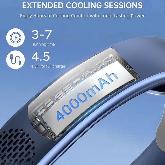 Techsuit Techsuit Mini Klimaanlage & Ventilator Hals Ohne Flügel 8W Schwarze