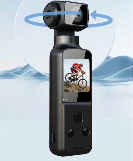 K2 128GB Action Camera 4K Ultra HD με Οθόνη 1.3" και Wi-Fi Μαύρη
