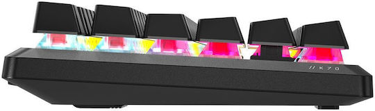 Corsair K70 Core TKL Gaming Mechanical Keyboard Tenkeyless with Corsair MLX Red switches and RGB lighting (English US)