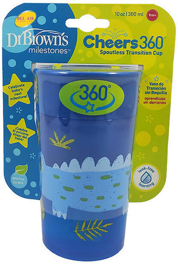 Dr. Brown's Baby Cup made of Plastic Blue 300ml for 9m+m+