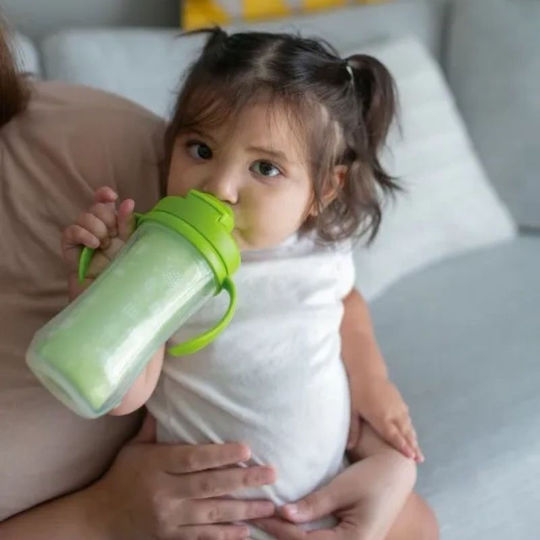 Dr. Brown's Baby Cup with Handles and Straw made of Plastic Green 300ml