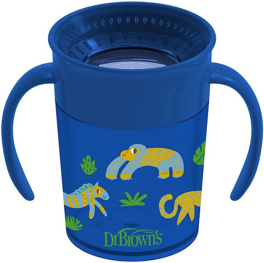 Dr. Brown's Baby Cup made of Plastic Blue 200ml for 6m+m+