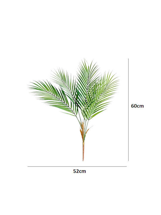 Τεχνητός Φοίνικας Αρέκα 60cm 5 Φυλ
