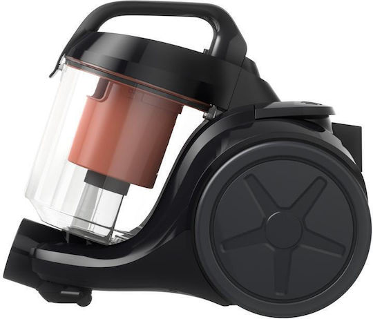 Philips 1000 Series Staubsauger 800W Beutellos 1.3Es Schwarz