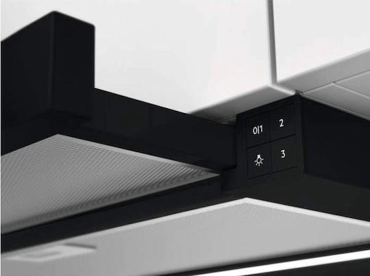 Electrolux Συρόμενος Απορροφητήρας 60cm Μαύρος