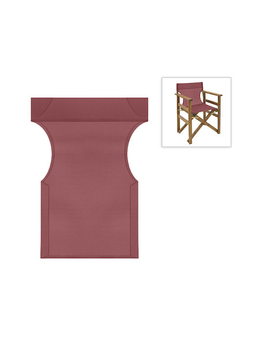 Megapap Waterproof Director Chair Cover Burgundy 46x80cm
