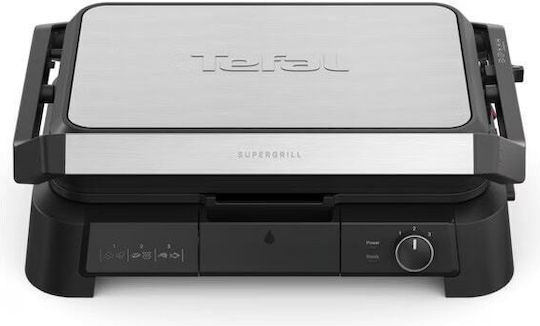 Tefal Supergrill 3In1 Xl Sandwichmaker Grill mit Abnehmbaren Platten 2200W Inox