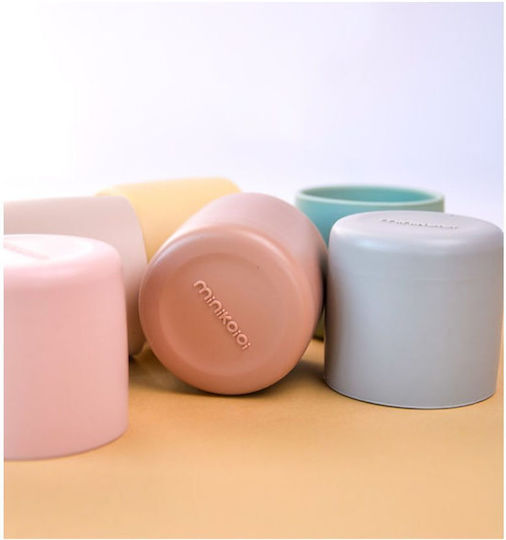 Minikoioi Căniță pentru copii din Silicon Verde 180ml pentru 4m+m+